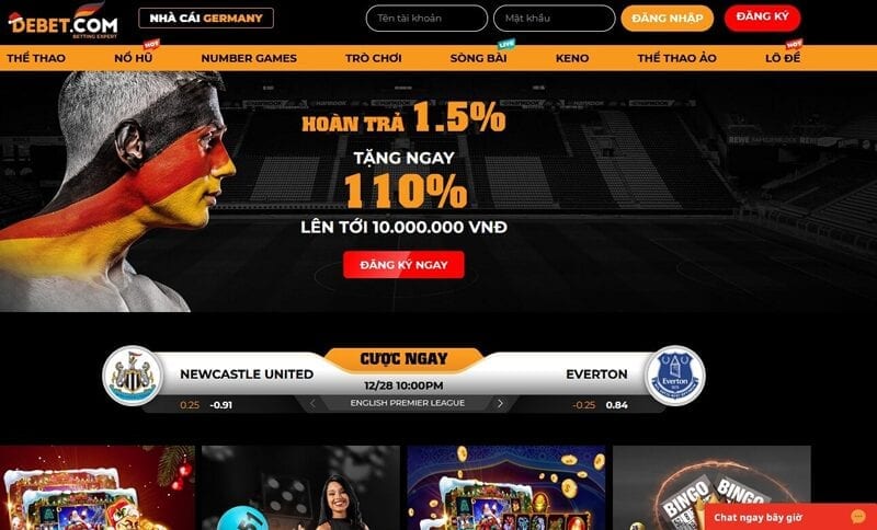 Đăng ký nhận 100K Debet